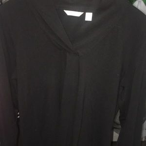 Liz Claiborne ny xl black long sleeve top